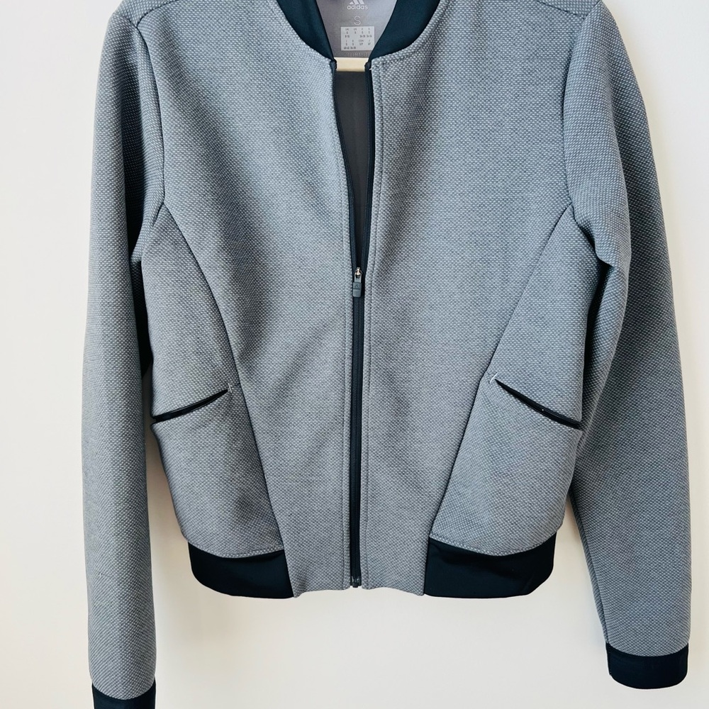 adidas Women's Charcoal Bomber Jacket